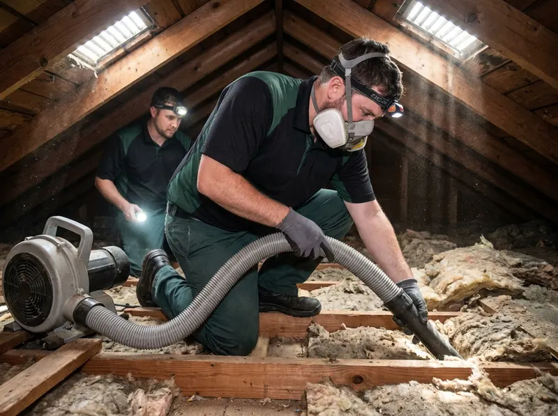 Attic Sanitation and Insulation Restoration in Greenville, SC