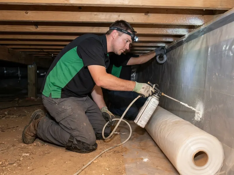Crawlspace Vapor & Fungus Management in Greenville, SC